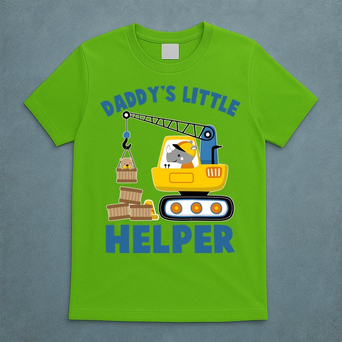 Cute Daddy's Little Helper Construction T-Shirt