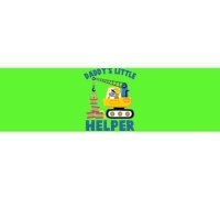 Cute Daddy's Little Helper Construction Bumper Sticker