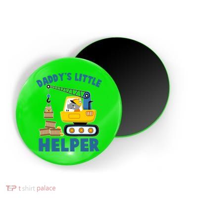 Cute Daddy's Little Helper Construction Magnet