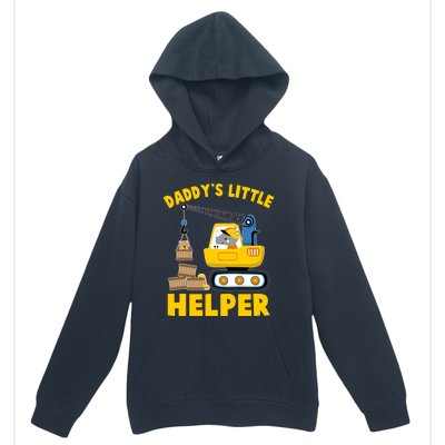 Cute Daddy's Little Helper Construction Urban Pullover Hoodie