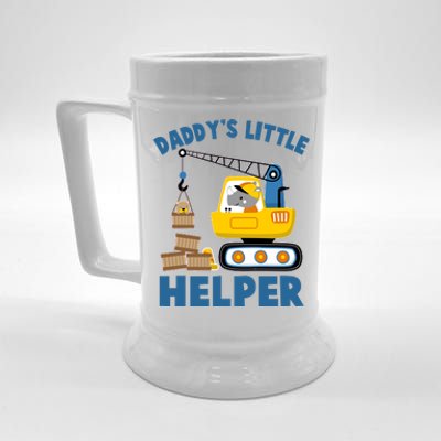 Cute Daddy's Little Helper Construction Beer Stein