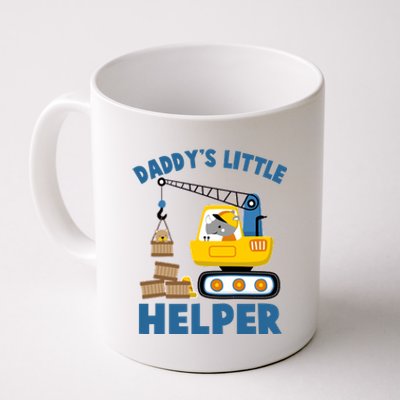 Cute Daddy's Little Helper Construction Coffee Mug