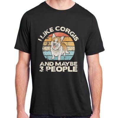 Corgi Dog Lover Funny Corgi Corgi Owner Cute Corgi Adult ChromaSoft Performance T-Shirt