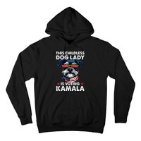 Childless Dog Lady Kamala Harris 2024 Miniature Schnauzer Hoodie