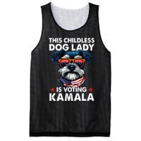 Childless Dog Lady Kamala Harris 2024 Miniature Schnauzer Mesh Reversible Basketball Jersey Tank