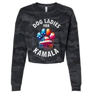 Childless Dog Ladies Dog Furr Kamala 2024 Cropped Pullover Crew