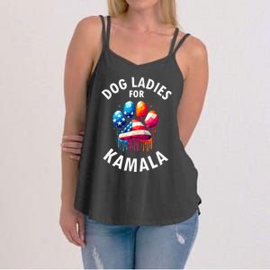 Childless Dog Ladies Dog Furr Kamala 2024 Women's Strappy Tank