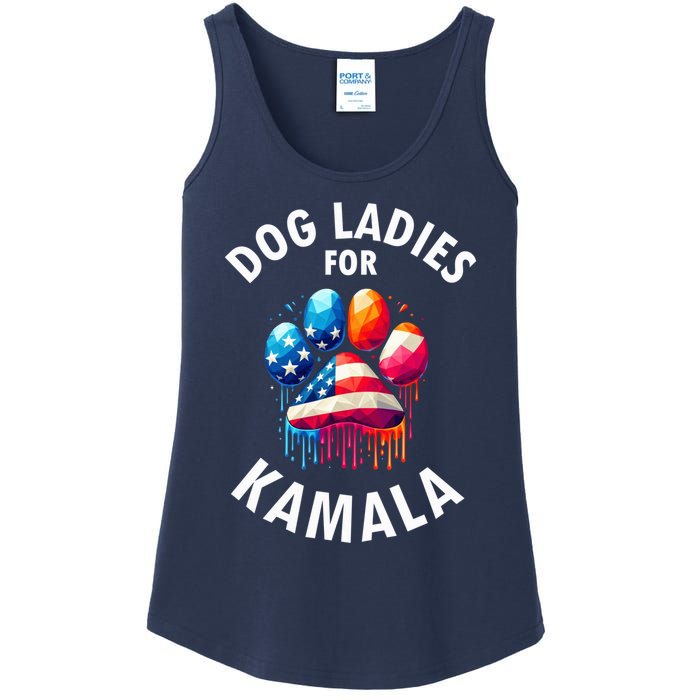 Childless Dog Ladies Dog Furr Kamala 2024 Ladies Essential Tank