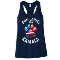 Childless Dog Ladies Dog Furr Kamala 2024 Women's Racerback Tank