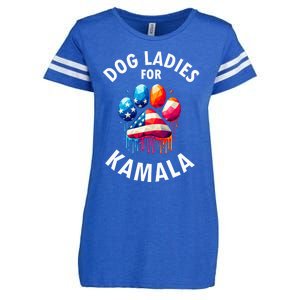 Childless Dog Ladies Dog Furr Kamala 2024 Enza Ladies Jersey Football T-Shirt