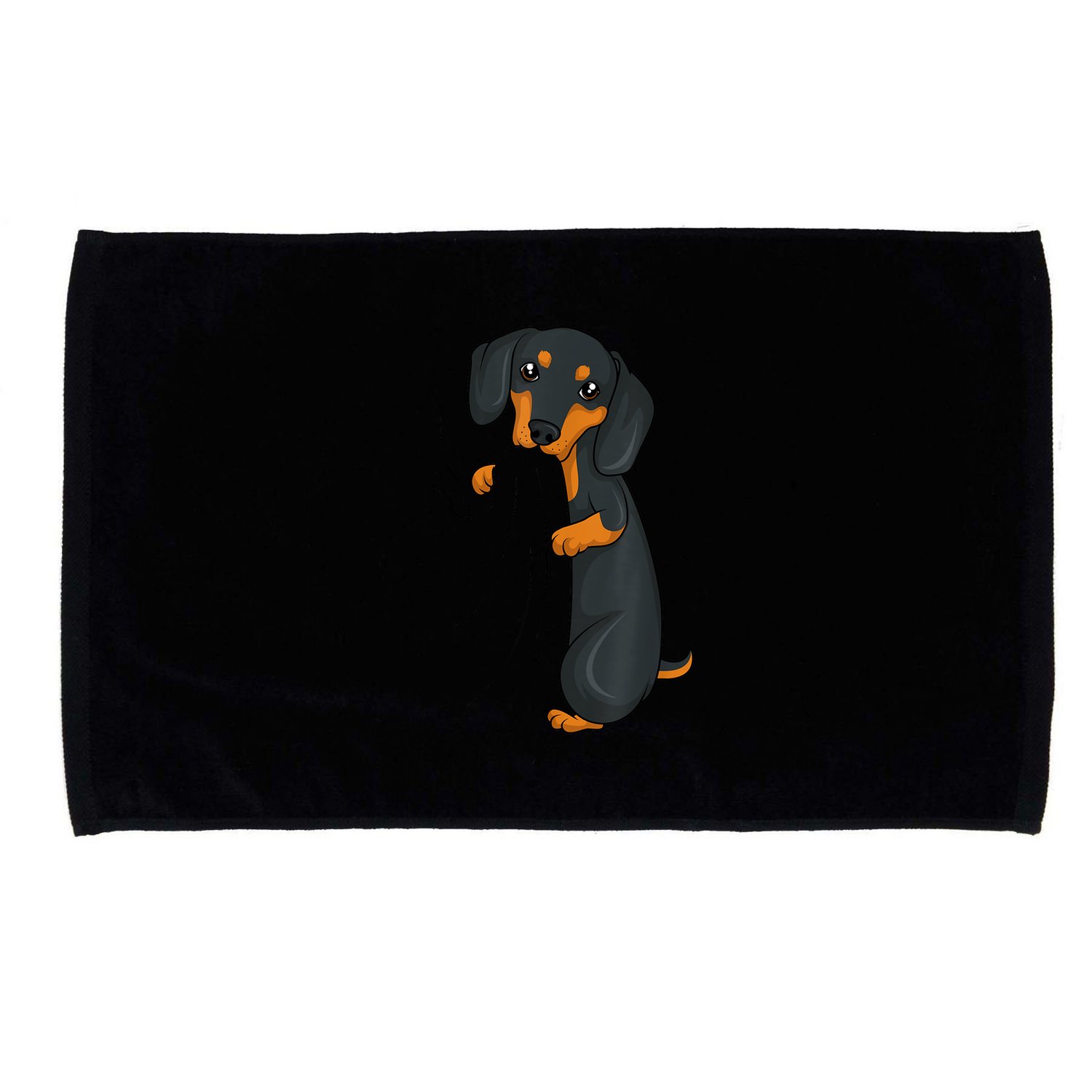 Cute Dachshund Lover Weiner Dog Girl Gift Microfiber Hand Towel
