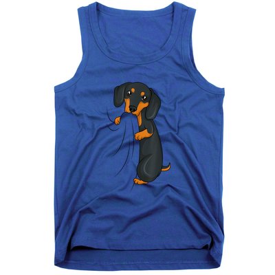 Cute Dachshund Lover Weiner Dog Girl Gift Tank Top