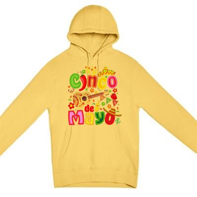 Cinco De Mayo Mexican Fiesta 5 De Mayo Premium Pullover Hoodie