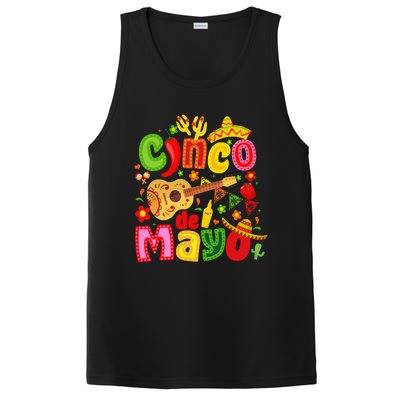 Cinco De Mayo Mexican Fiesta 5 De Mayo PosiCharge Competitor Tank