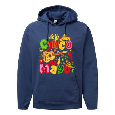 Cinco De Mayo Mexican Fiesta 5 De Mayo Performance Fleece Hoodie