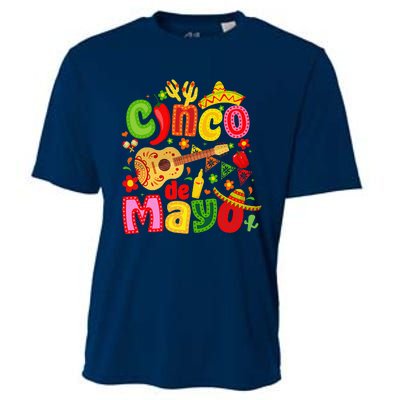 Cinco De Mayo Mexican Fiesta 5 De Mayo Cooling Performance Crew T-Shirt