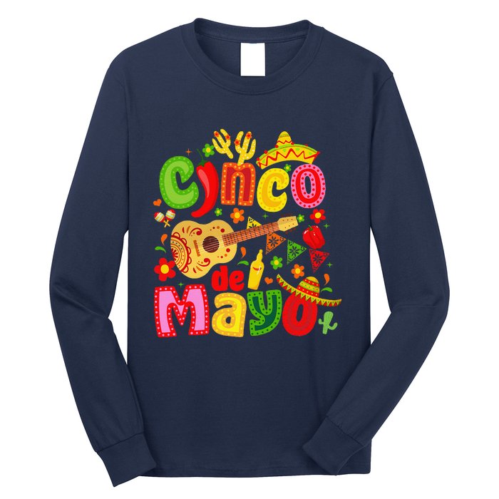 Cinco De Mayo Mexican Fiesta 5 De Mayo Long Sleeve Shirt