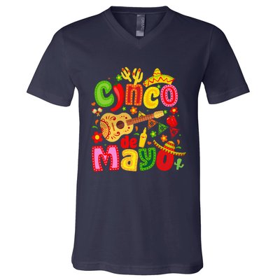 Cinco De Mayo Mexican Fiesta 5 De Mayo V-Neck T-Shirt