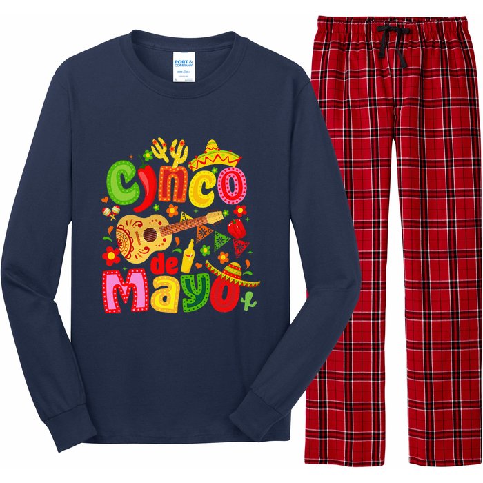 Cinco De Mayo Mexican Fiesta 5 De Mayo Long Sleeve Pajama Set