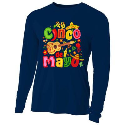 Cinco De Mayo Mexican Fiesta 5 De Mayo Cooling Performance Long Sleeve Crew