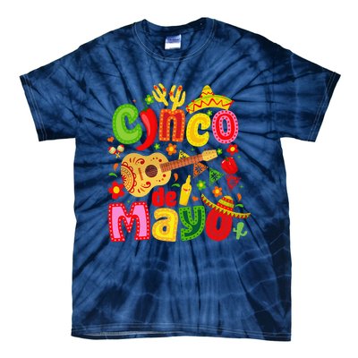 Cinco De Mayo Mexican Fiesta 5 De Mayo Tie-Dye T-Shirt