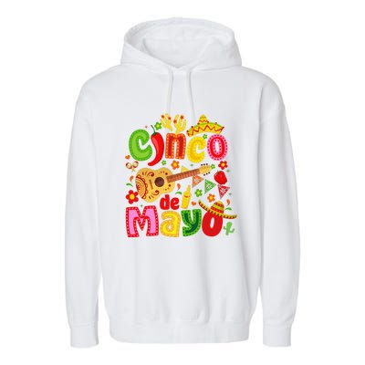 Cinco De Mayo Mexican Fiesta 5 De Mayo Garment-Dyed Fleece Hoodie