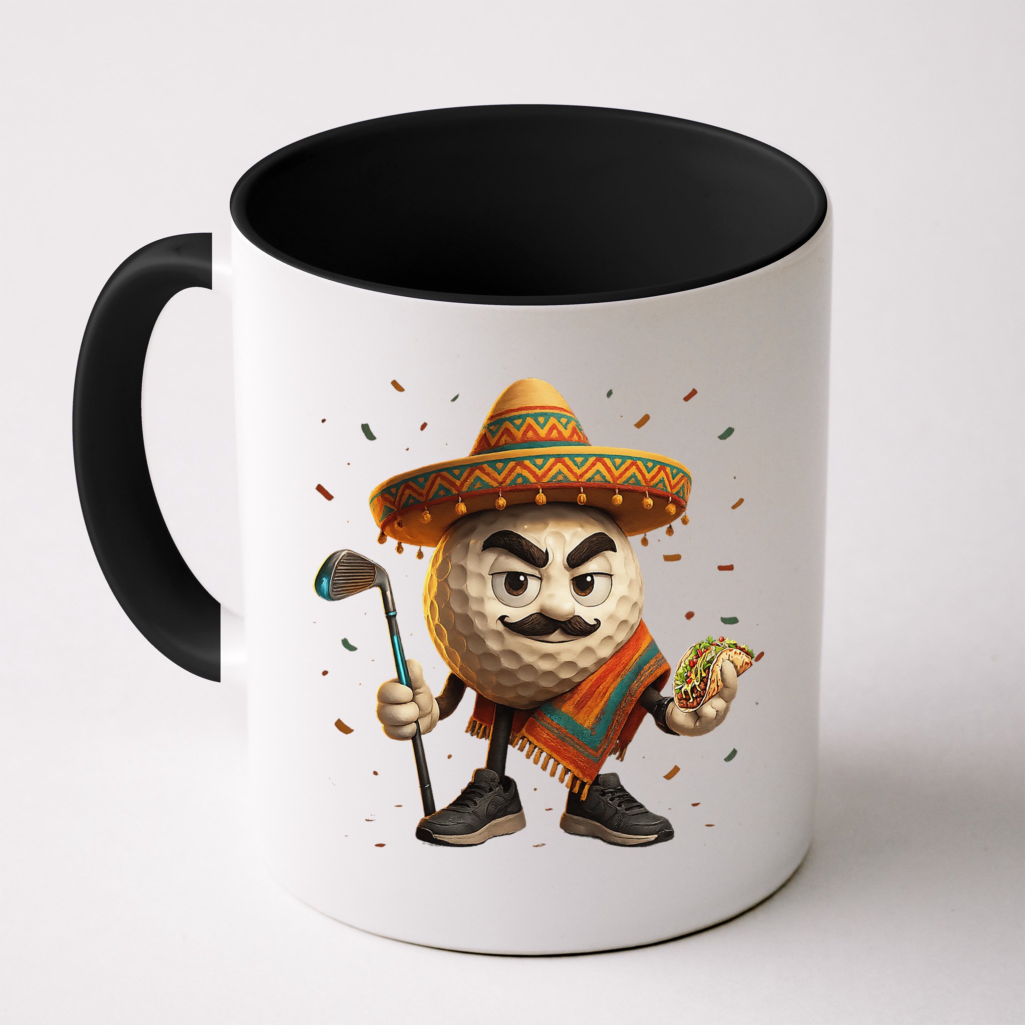 Cinco De Mayo Golf Ball With Sombrero Margarita Golf Lover Mug