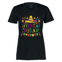 Cinco De Mayo Fiesta Squad Mexican Party Cinco De Mayo Squad Women's Momentum V-Neck T-Shirt