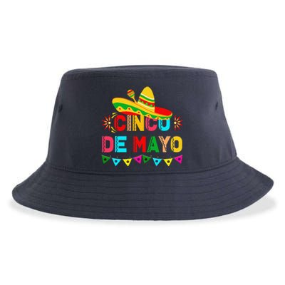 Cinco De Mayo Mexican Festival Party Sustainable Bucket Hat