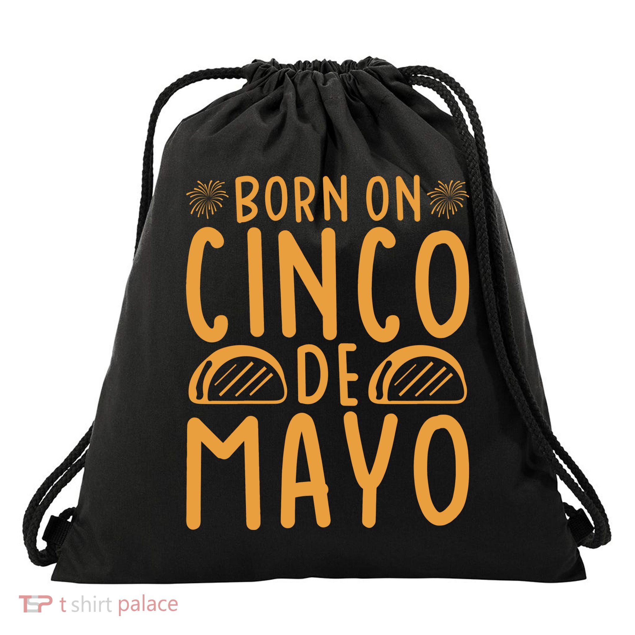 Cinco De Mayo Birth Drawstring Bag