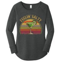 Cinco De Mayo Feeling Salty Funny Gift Margarita Women's Perfect Tri Tunic Long Sleeve Shirt