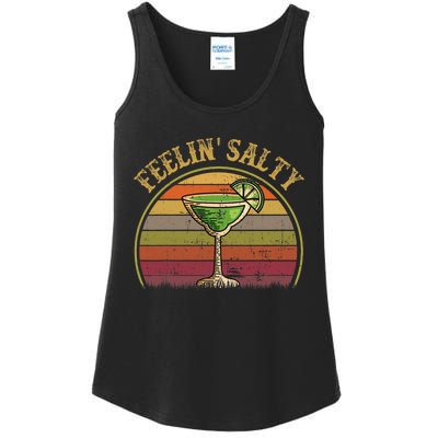 Cinco De Mayo Feeling Salty Funny Gift Margarita Ladies Essential Tank