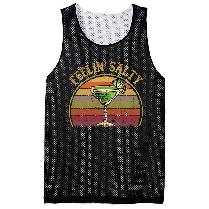 Cinco De Mayo Feeling Salty Funny Gift Margarita Mesh Reversible Basketball Jersey Tank