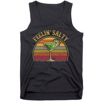 Cinco De Mayo Feeling Salty Funny Gift Margarita Tank Top