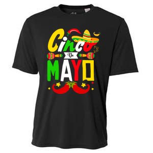 Cinco De Mayo Mexican Fiesta 5 De Mayo For Mexican Cooling Performance Crew T-Shirt