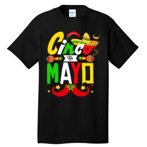 Cinco De Mayo Mexican Fiesta 5 De Mayo For Mexican Tall T-Shirt