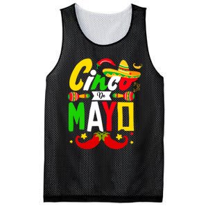 Cinco De Mayo Mexican Fiesta 5 De Mayo For Mexican Mesh Reversible Basketball Jersey Tank