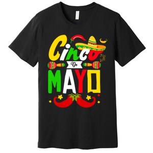 Cinco De Mayo Mexican Fiesta 5 De Mayo For Mexican Premium T-Shirt