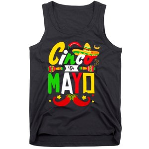 Cinco De Mayo Mexican Fiesta 5 De Mayo For Mexican Tank Top