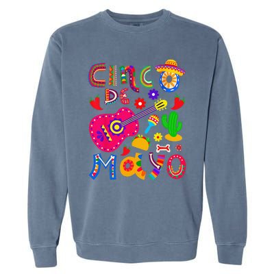 Cinco De Mayo Mexican Fiesta 5 De Mayo Mexico Mexican Day Garment-Dyed Sweatshirt