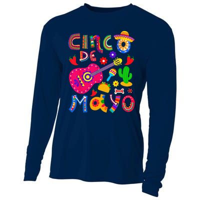 Cinco De Mayo Mexican Fiesta 5 De Mayo Mexico Mexican Day Cooling Performance Long Sleeve Crew