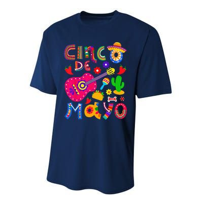 Cinco De Mayo Mexican Fiesta 5 De Mayo Mexico Mexican Day Performance Sprint T-Shirt