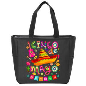 Cinco De Mayo Mexican Fiesta 5 De Mayo Zip Tote Bag