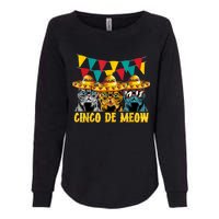 Cinco De Meow Cats Cinco De Mayo Mexico Womens California Wash Sweatshirt