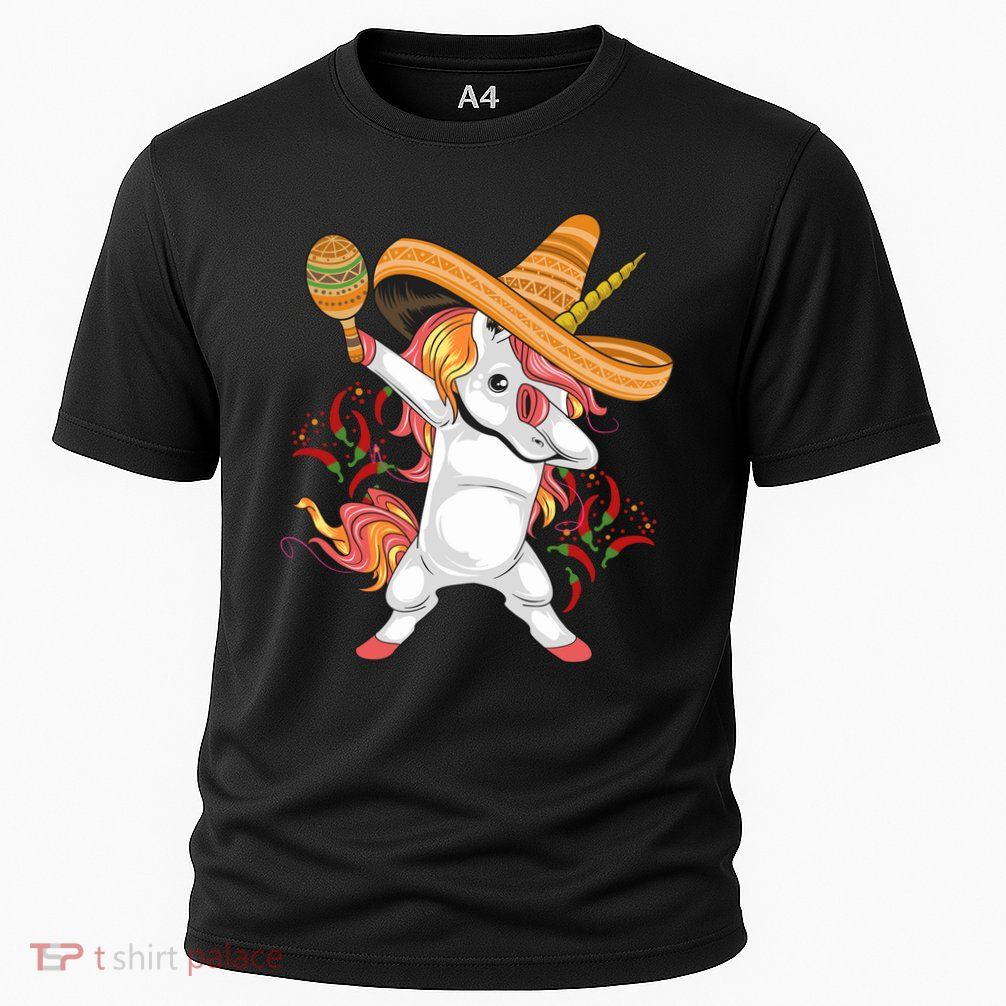 Cinco De Mayo Unicorn Dab Cooling Performance Crew T-Shirt