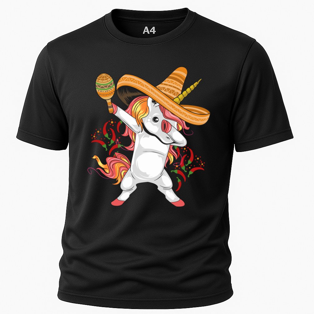 Cinco De Mayo Unicorn Dab Performance Shirt