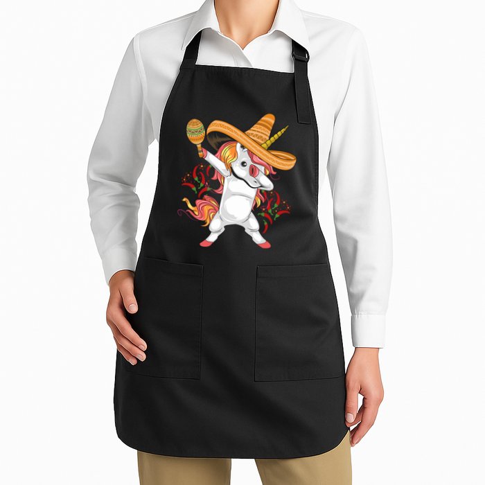 Cinco De Mayo Unicorn Dab Apron
