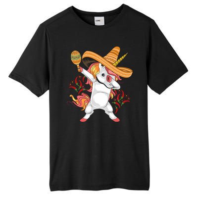 Cinco De Mayo Unicorn Dab Tall Fusion ChromaSoft Performance T-Shirt