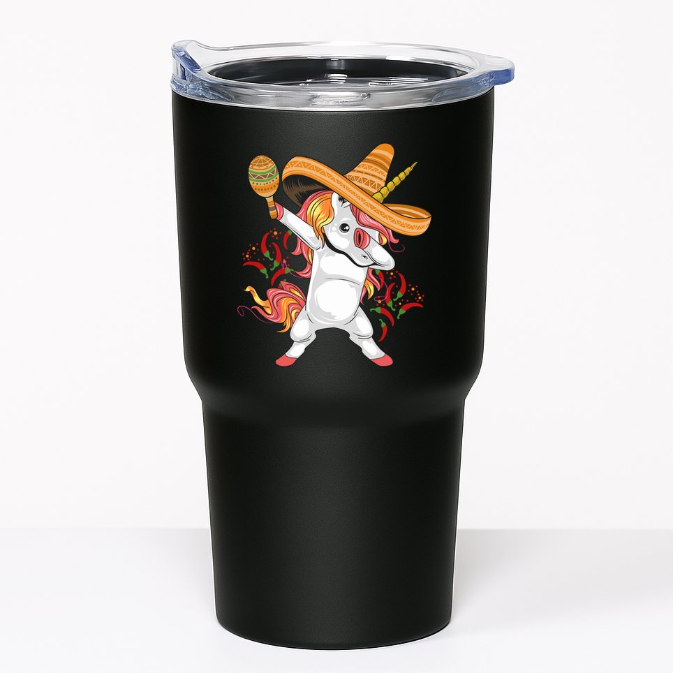Cinco De Mayo Unicorn Dab Tumbler