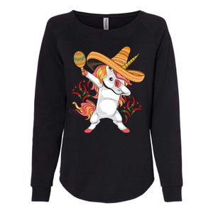 Cinco De Mayo Unicorn Dab Womens California Wash Sweatshirt